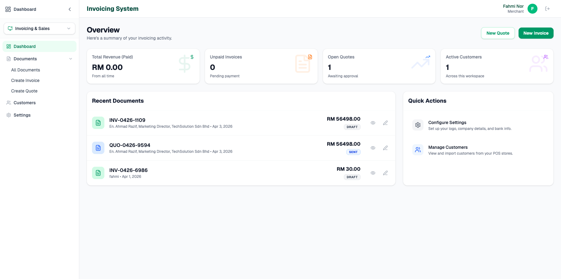 Centralized Financial Dashboard